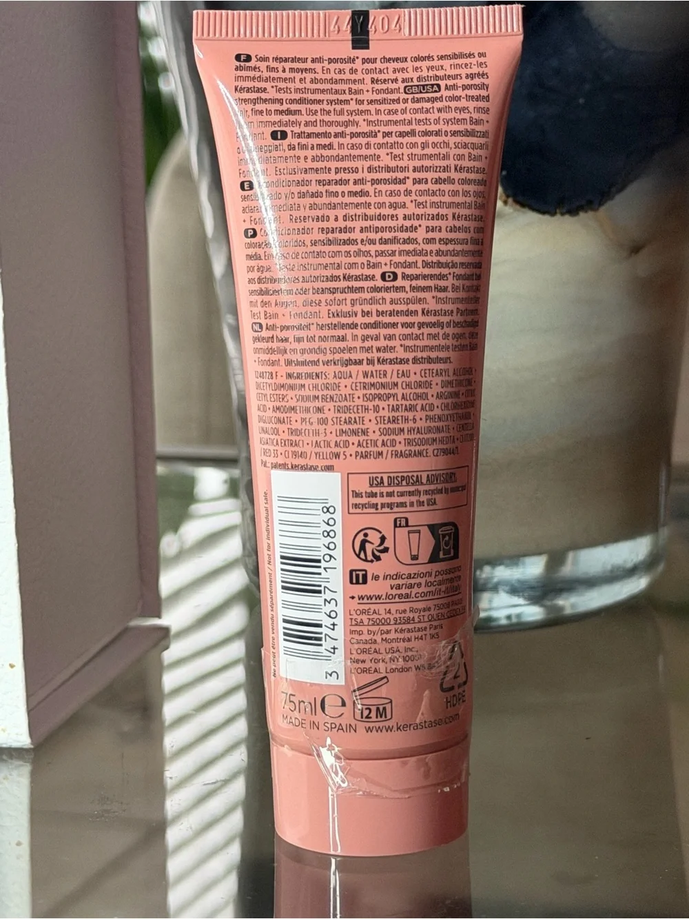 Kérastase Chroma Absolu Pink Hair Conditioner 75ml New